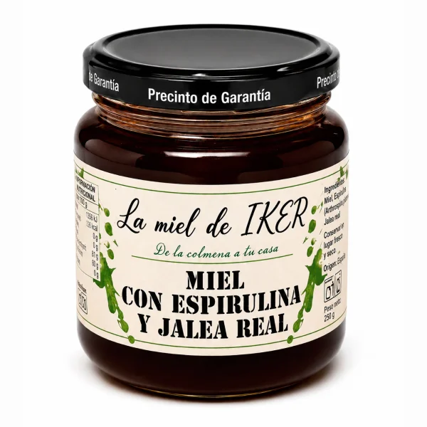 Miel con Espirulina y Jalea Real