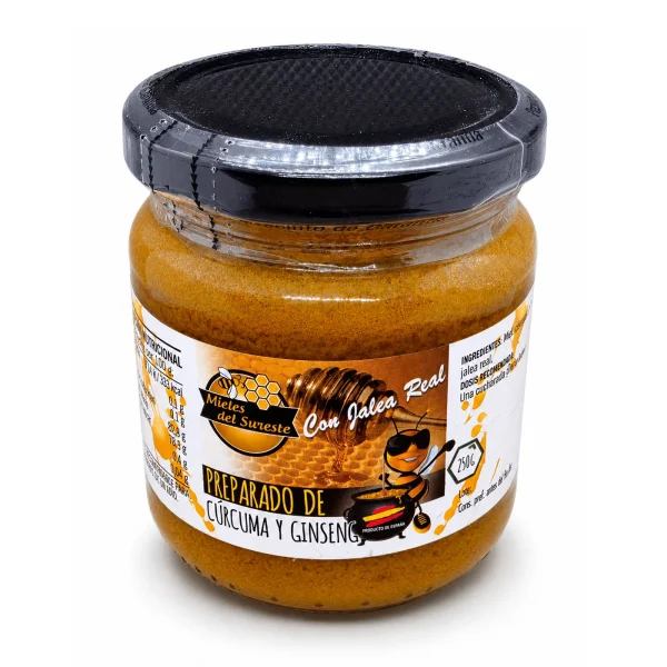 Preparado de curcuma y ginseng